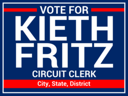 circuit-clerk political yard sign template 9918