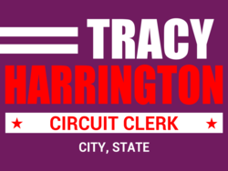 circuit-clerk political yard sign template 9920