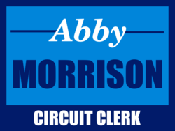 circuit-clerk political yard sign template 9928