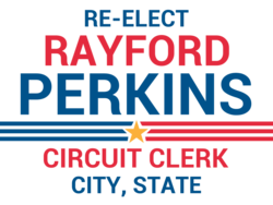 circuit-clerk political yard sign template 9929