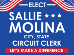 circuit-clerk political yard sign template 9936