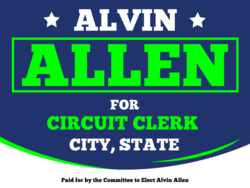 circuit-clerk political yard sign template 9943