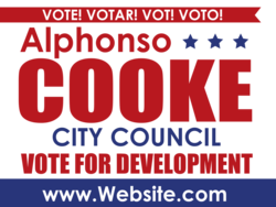 city-council political yard sign template 9953