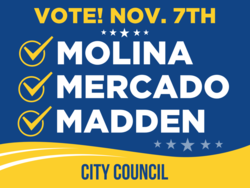 city-council political yard sign template 9960
