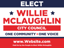 city-council political yard sign template 9965