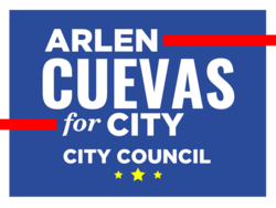 city-council political yard sign template 9978