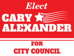 city-council political yard sign template 9989