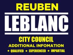 city-council political yard sign template 9994