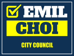 city-council political yard sign template 9997