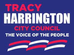 city-council political yard sign template 9998