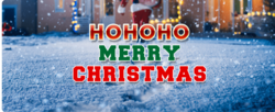Merry Christmas Ho Ho Ho Yard Card