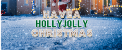 Have A Holly Jolly Christmas Yard Card