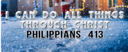 I can do all things through Christ, Philippians 4:13 Yard Greeting Kit