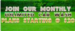 Join Our Car Wash Club Yard Card Ad Kit