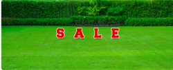 Dealership Sale Letters Windshield Yard Card Ad Kit