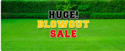 Huge Blowout Sale Dealership Yard Card Ad Kit