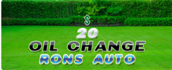 $ Oil Change Personalized Yard Card Ad Kit