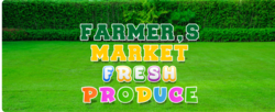 Farmer's Market Fresh Produce Yard Card Ad Kit
