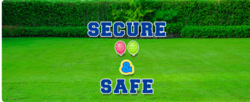 Public Storage Secure & Safe Yard Card Ad Kit