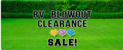 RV Model Clearance Sale Yard Card Ad Kit