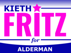 alderman political yard sign template 9601