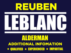 alderman political yard sign template 9634