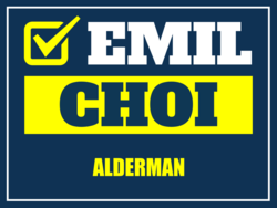 alderman political yard sign template 9637