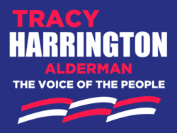 alderman political yard sign template 9638