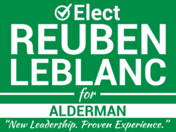 alderman political yard sign template 9650