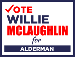 alderman political yard sign template 9662