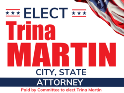 attorney political yard sign template 9663