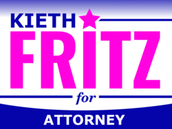 attorney political yard sign template 9673