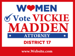 attorney political yard sign template 9695