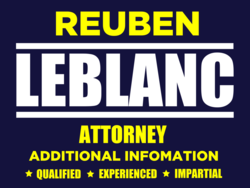 attorney political yard sign template 9706