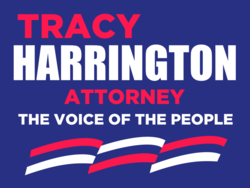 attorney political yard sign template 9710
