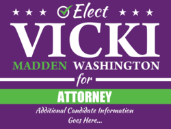 attorney political yard sign template 9716