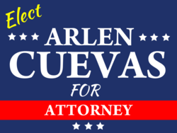 attorney political yard sign template 9717