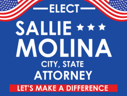 attorney political yard sign template 9720