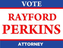 attorney political yard sign template 9733