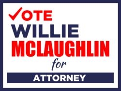 attorney political yard sign template 9734