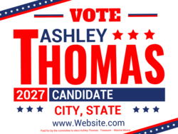 candidate political yard sign template 9736