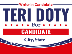 candidate political yard sign template 9740