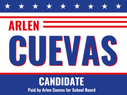 candidate political yard sign template 9746