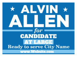 candidate political yard sign template 9747