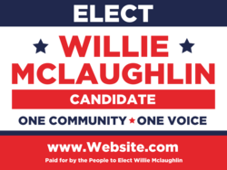candidate political yard sign template 9749