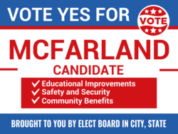 candidate political yard sign template 9754