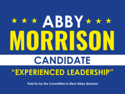 candidate political yard sign template 9765