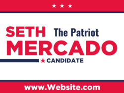 candidate political yard sign template 9766