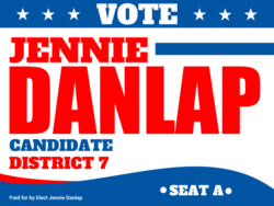candidate political yard sign template 9770