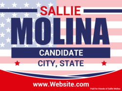 candidate political yard sign template 9771